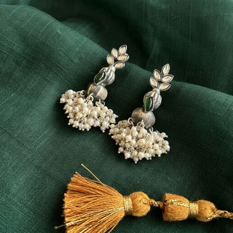 925 pure silver antique earring