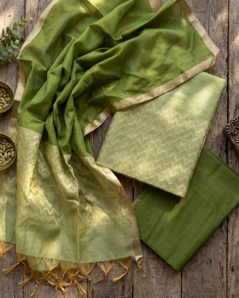 Silk cotton salwar suit material
