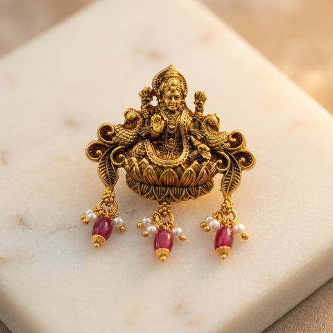 925 pure silver Lakshmi pendant