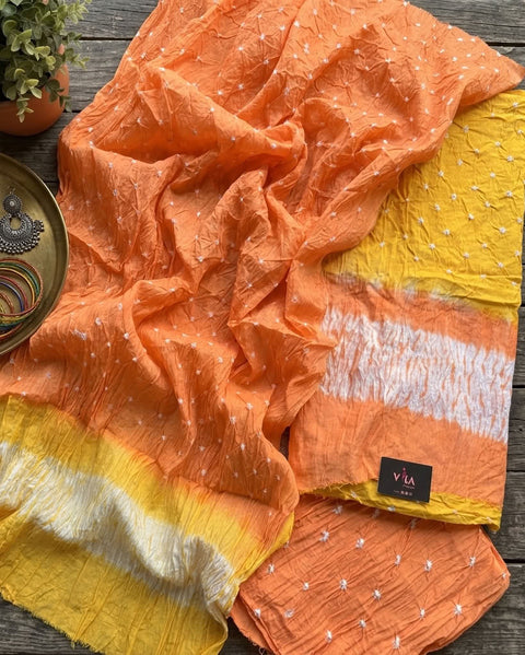 Bhandhej cotton salwar material