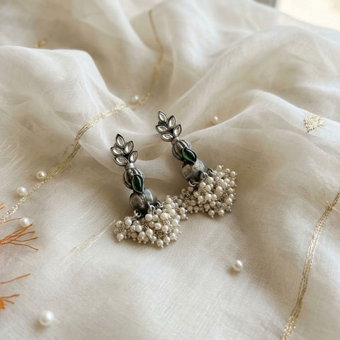 925 pure silver antique earring