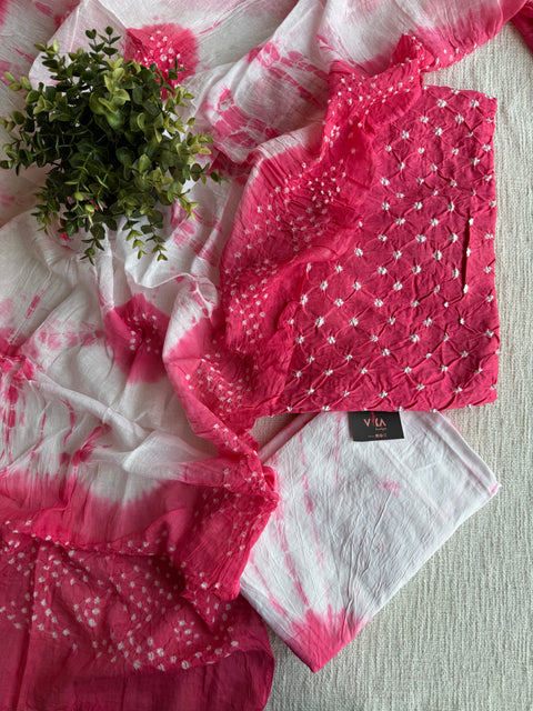 Bhandhini cotton salwar material