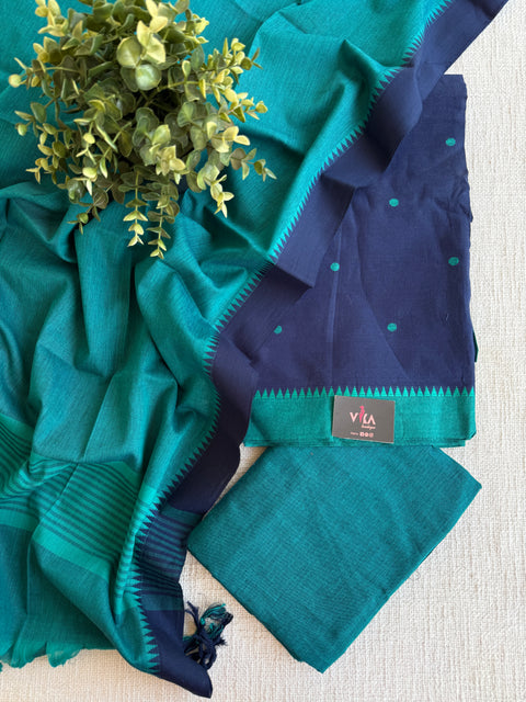 Handloom cotton salwar suit material