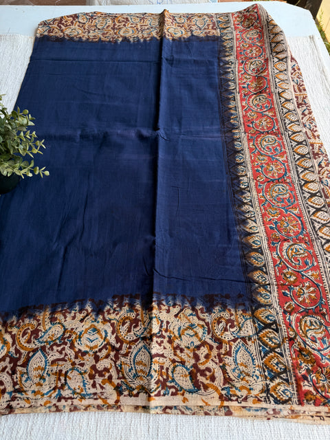 Kalamkari printed cotton saree