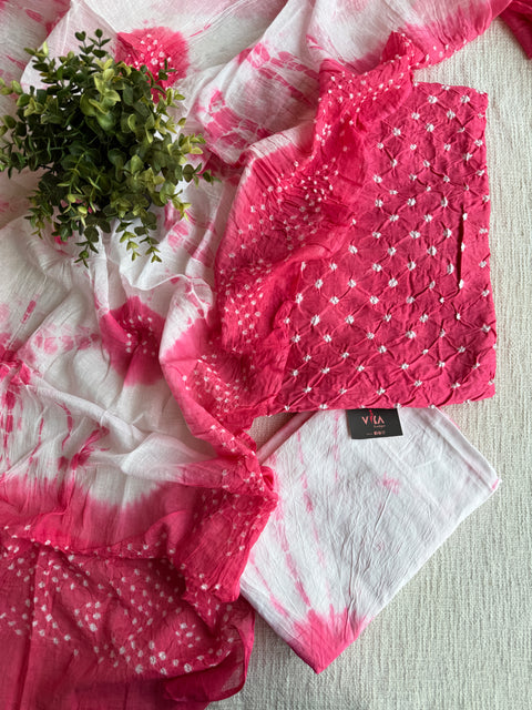 Bhandhini cotton salwar material