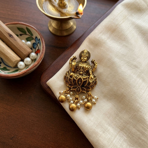 925 pure silver Lakshmi pendant