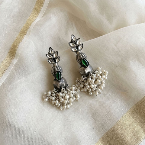925 pure silver antique earring