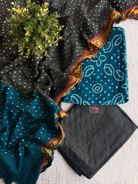 Bhandhej cotton salwar material