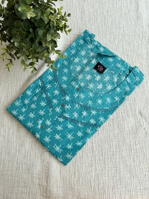 L size printed cotton Nighty