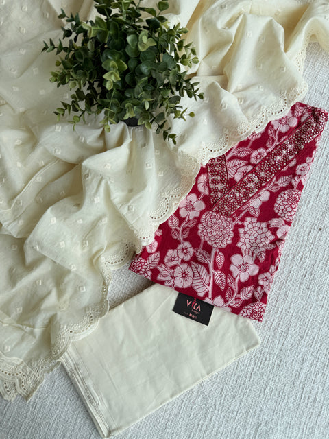 Pure cotton salwar suit set
