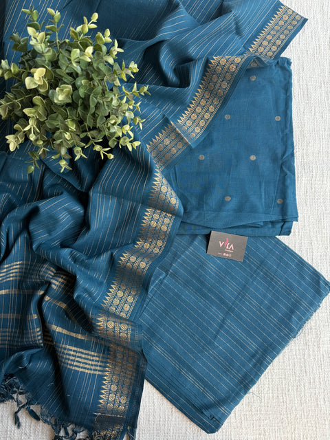 Handloom cotton salwar suit material