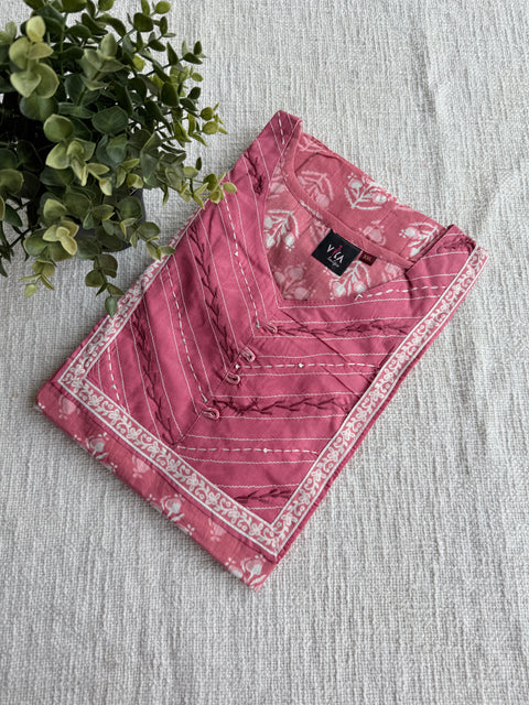 XXL size printed cotton Nighty