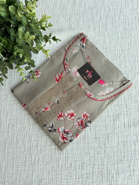 L and XL size 3/4th sleeves Alpine nighty
