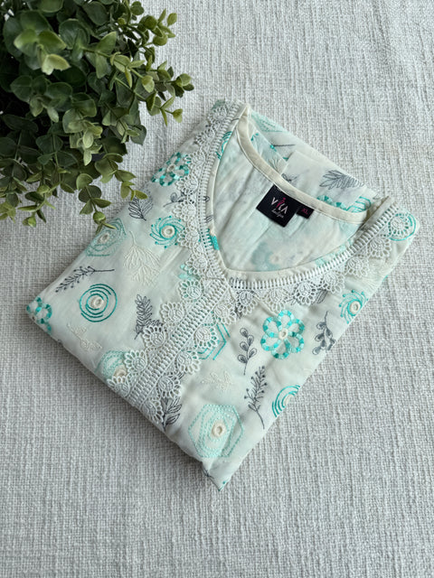 XL size Celebrity cotton Emb nighty