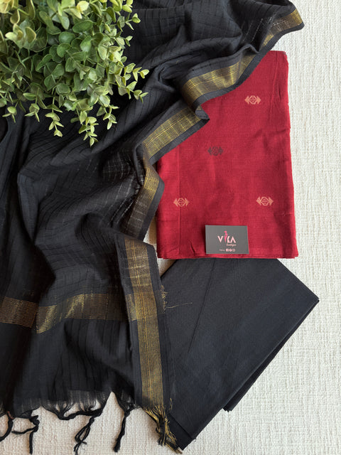 Handloom cotton salwar material