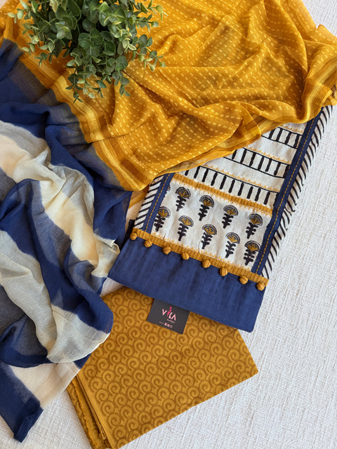 Designer cotton salwar suit set