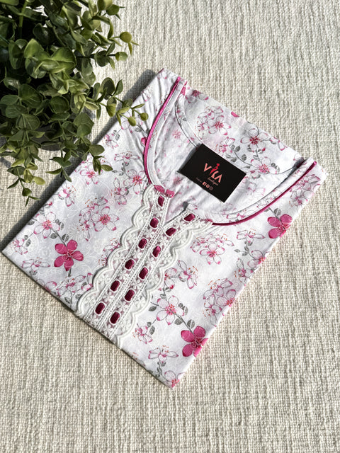 XL size printed PC nighty