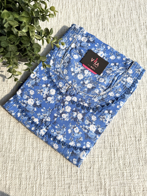 3XL size printed PV nighty