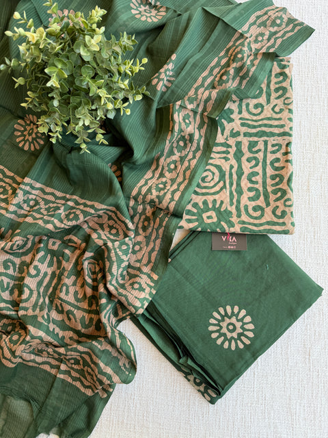 Batik Printed dobby cotton set