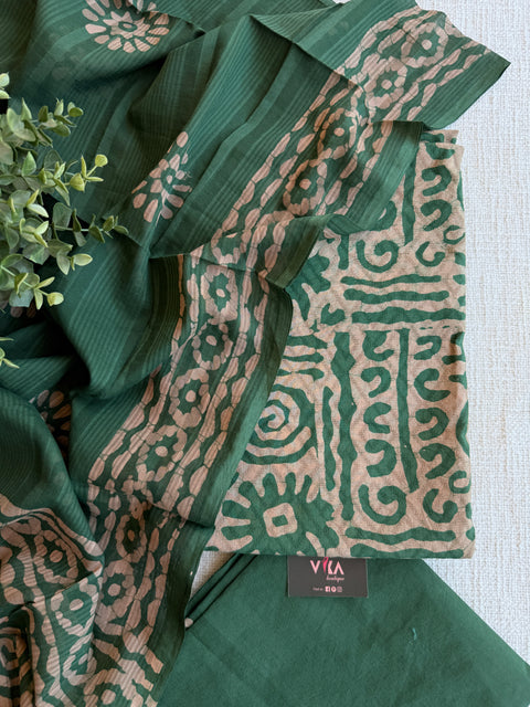 Batik Printed dobby cotton set