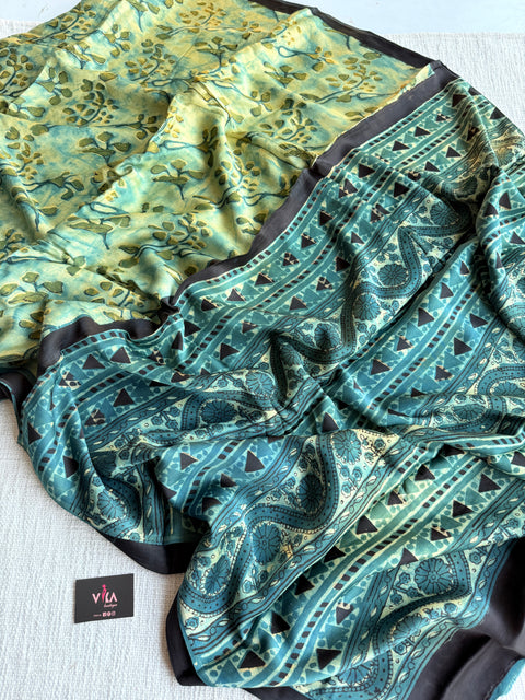 Vanaspati printed modal silk saree