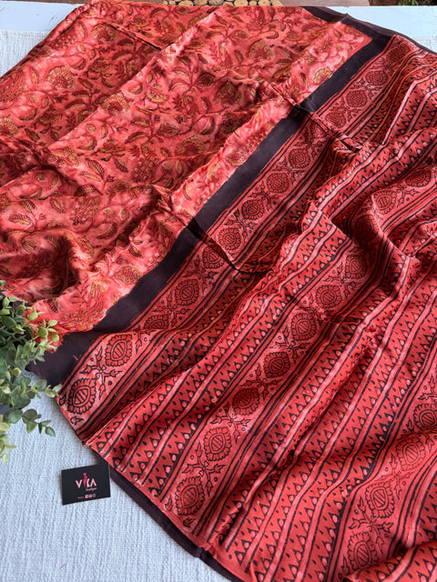 Vanaspati printed modal silk saree