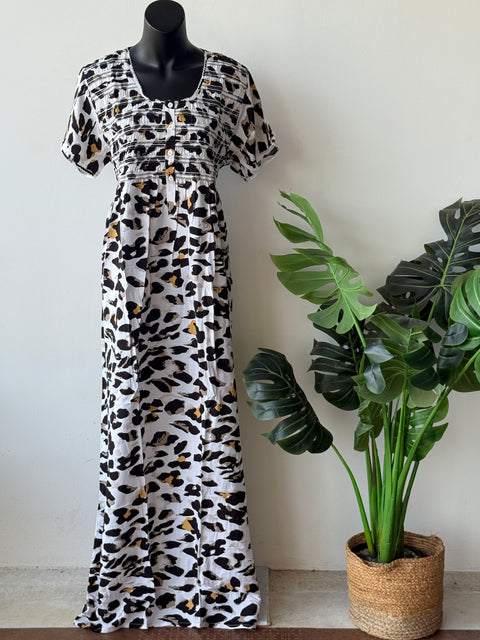 Smocking Premium Rayon Nighty