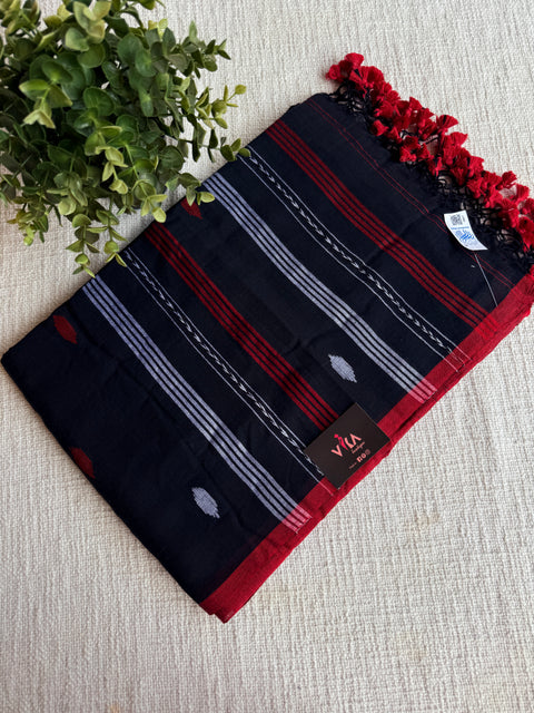 Bhutta weaving mul cotton saree