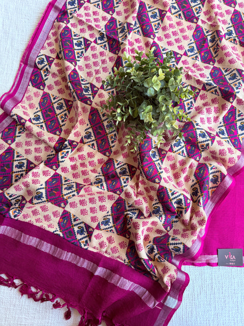 Cotton linen salwar suit material