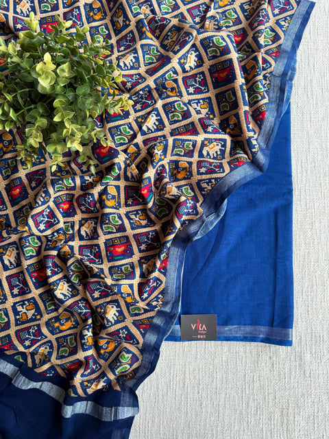 Cotton linen salwar suit material