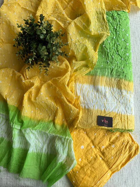 Bhandhej cotton salwar material