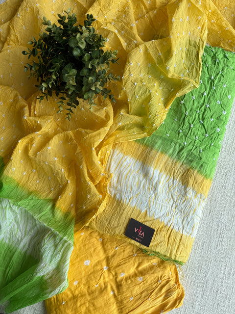 Bhandhej cotton salwar material
