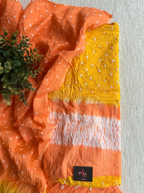 Bhandhej cotton salwar material