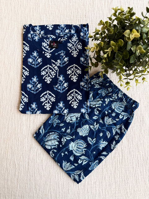 L size printed Co-ord Night suit