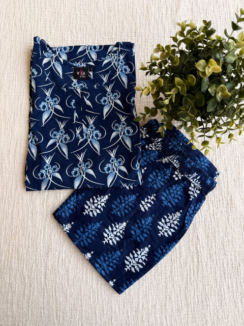 L size printed Co-ord Night suit