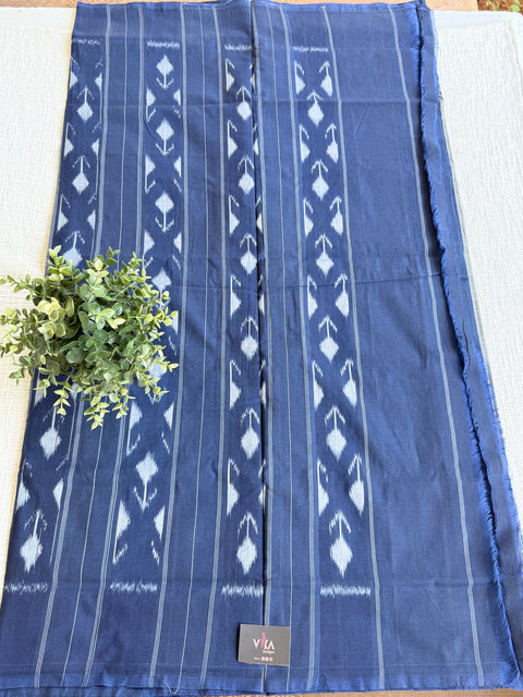 Handloom pure Ikat cotton saree
