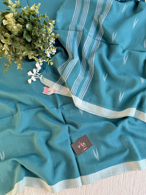 Bhutta weaving mul cotton saree