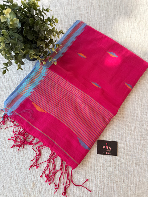 Parwa Bhutti mul cotton saree