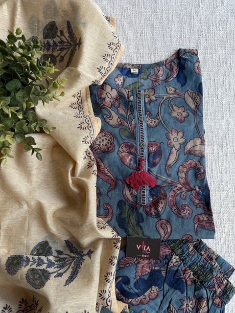 3XL Kalamkari printed suit set