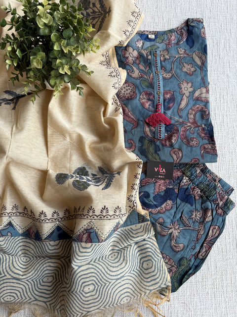 3XL Kalamkari printed suit set
