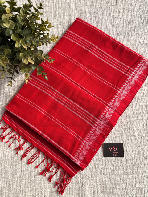 Mangalgiri border cotton saree