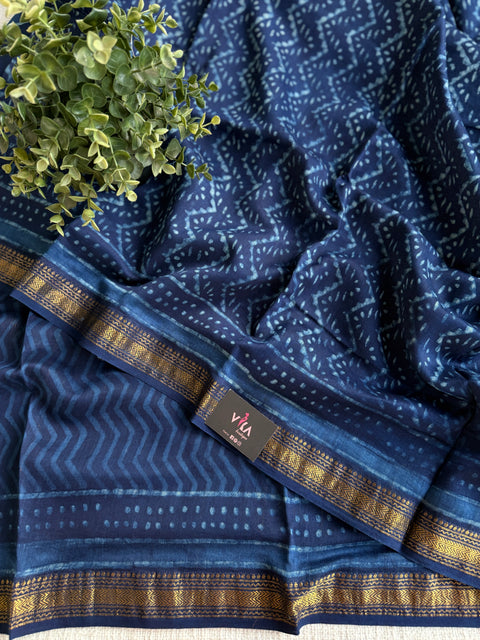 Maheswari border chanderi saree