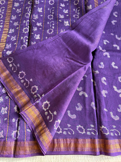 Maheswari border chanderi saree