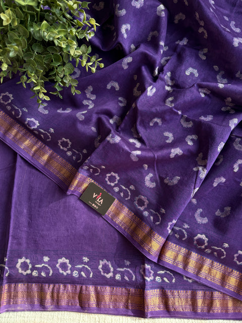Maheswari border chanderi saree