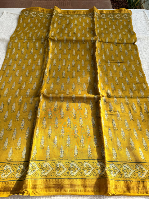 Maheswari border chanderi saree