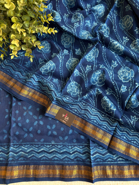 Maheswari border chanderi saree