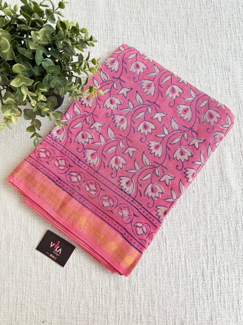 Maheswari border chanderi saree