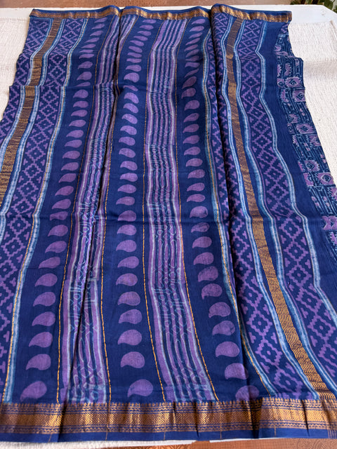 Maheswari border chanderi saree