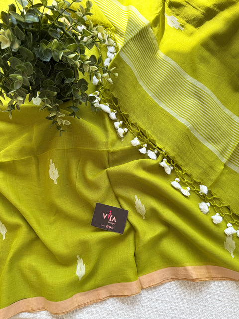 Bhutta weaving handloom cotton saree