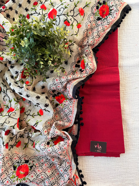Fhulkari Dupatta salwar suit material